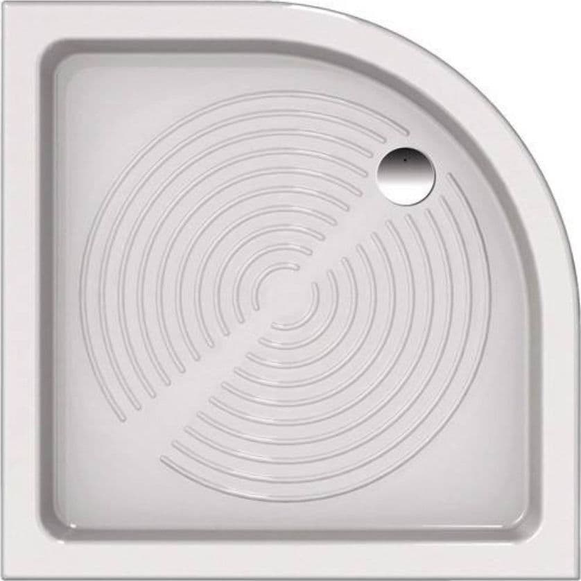 Piatto doccia in Porcellana Altezza 10 cm Bianco Quadrato o Rettangolare o Semicircolare - 11