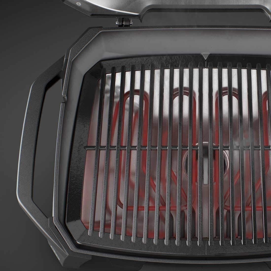 Weber Barbecue Elettrico Pulse 2000 Carrellato 2200 Watt Nero - 4