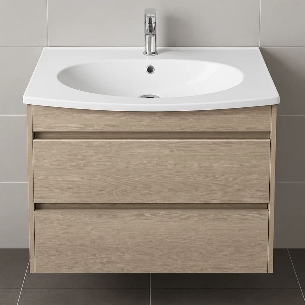 Lavabo Incasso Mineral Marmo Bianco Rettangolare Curvo 91X51 Cm - 8