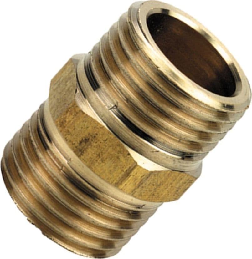 Raccorderia per idraulica raccordo maschio maschio nipple in ottone 3/4"