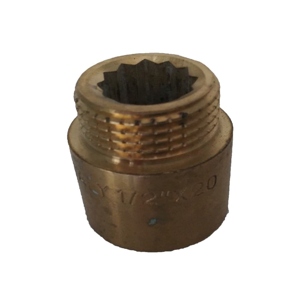 Raccorderia Raccordo Prolunga Ottone Giallo M F Alta Qualità - 2