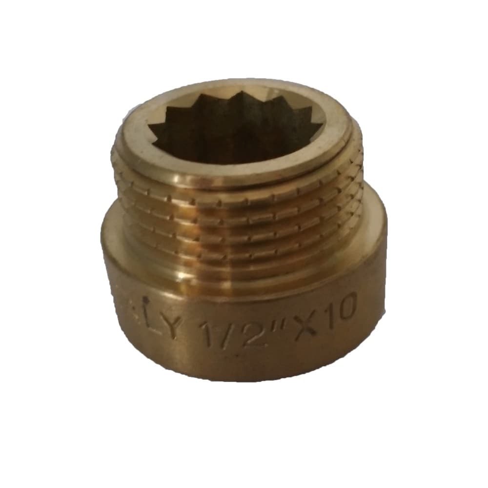 Raccorderia Raccordo Prolunga Ottone Giallo M F Alta Qualità - 5