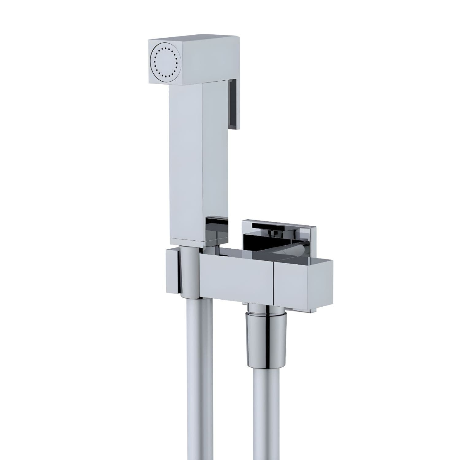 Idroscopino Wc Doccetta Ottone Portatile ShutOff Monogetto Con Leva Ogomondo Kit - 2