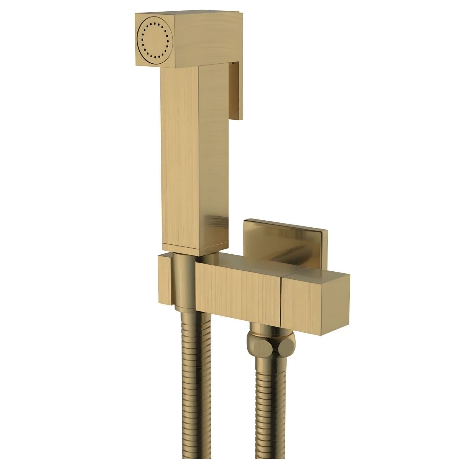 Idroscopino Wc Doccetta Ottone Portatile ShutOff Monogetto Con Leva Ogomondo Kit - 114