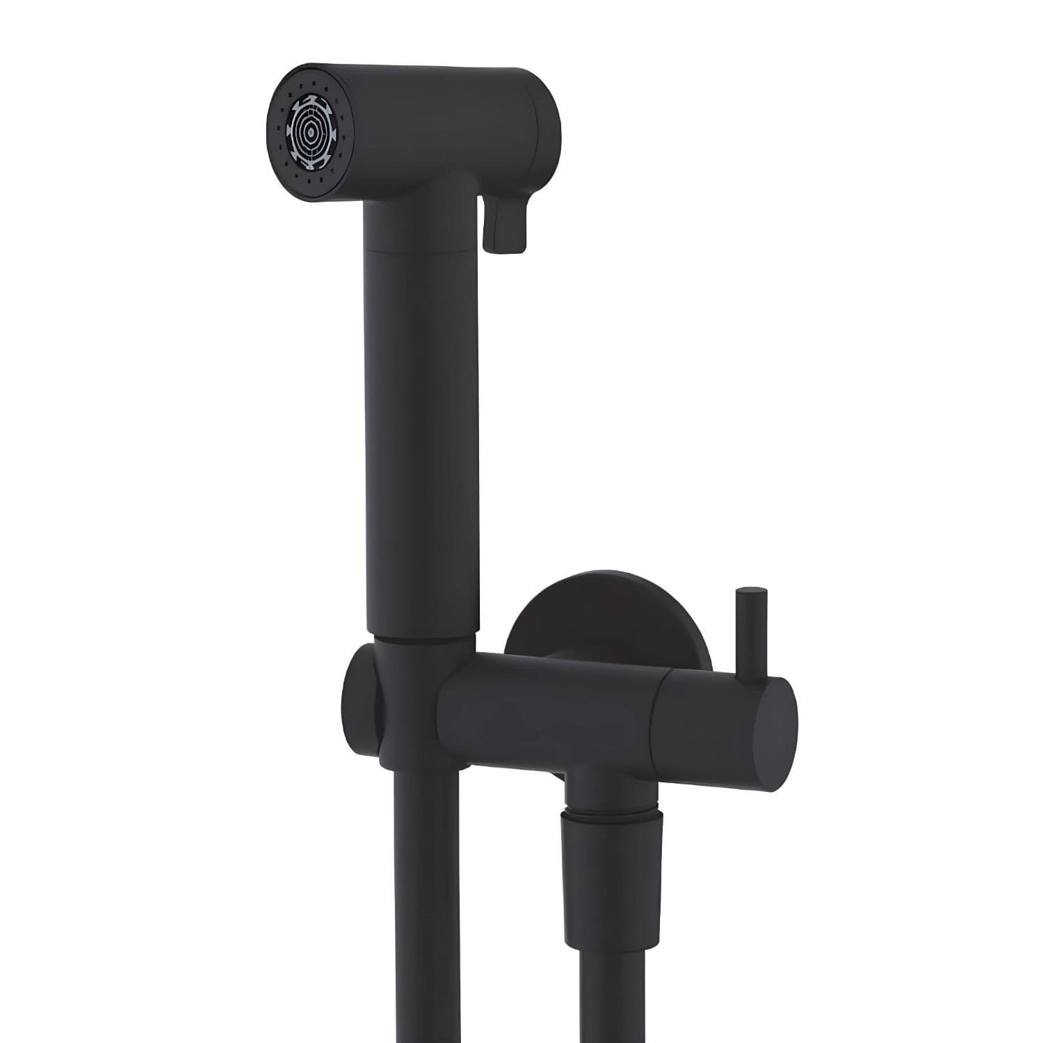 Idroscopino Wc Doccetta Ottone Portatile ShutOff Monogetto Con Leva Ogomondo Kit - 16