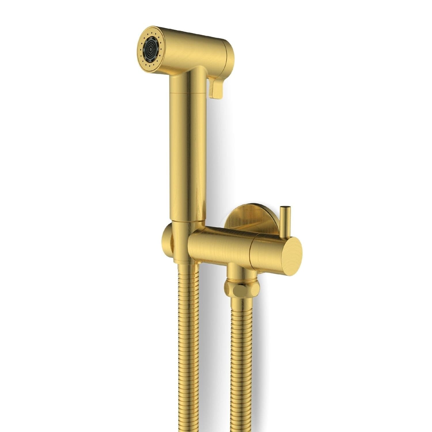 Idroscopino Wc Doccetta Ottone Portatile ShutOff Monogetto Con Leva Ogomondo Kit - 28