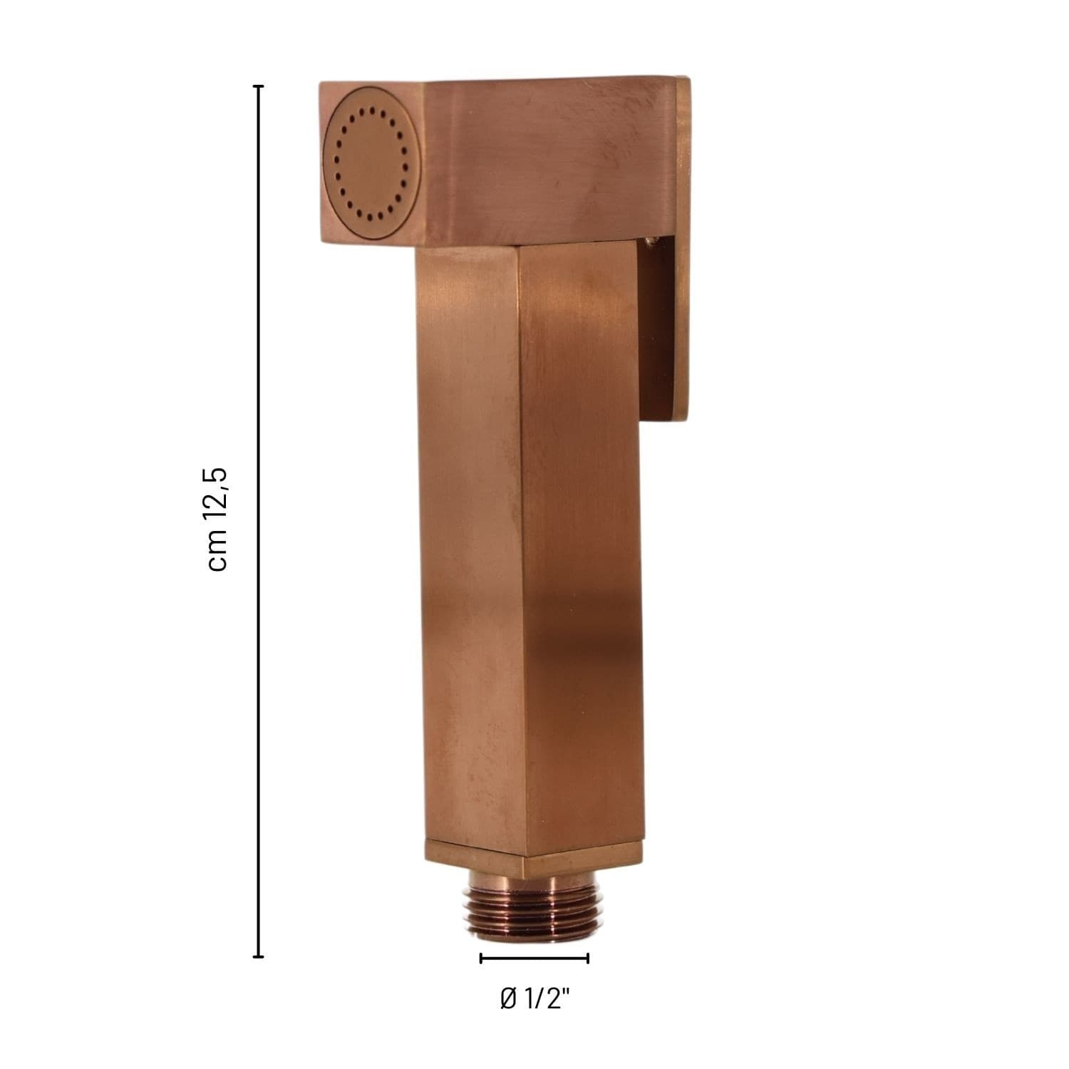Idroscopino Wc Doccetta Ottone Portatile ShutOff Monogetto Con Leva Ogomondo Kit - 57