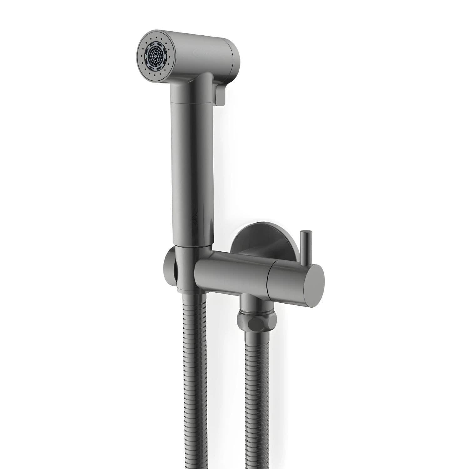 Idroscopino Wc Doccetta Ottone Portatile ShutOff Monogetto Con Leva Ogomondo Kit - 59