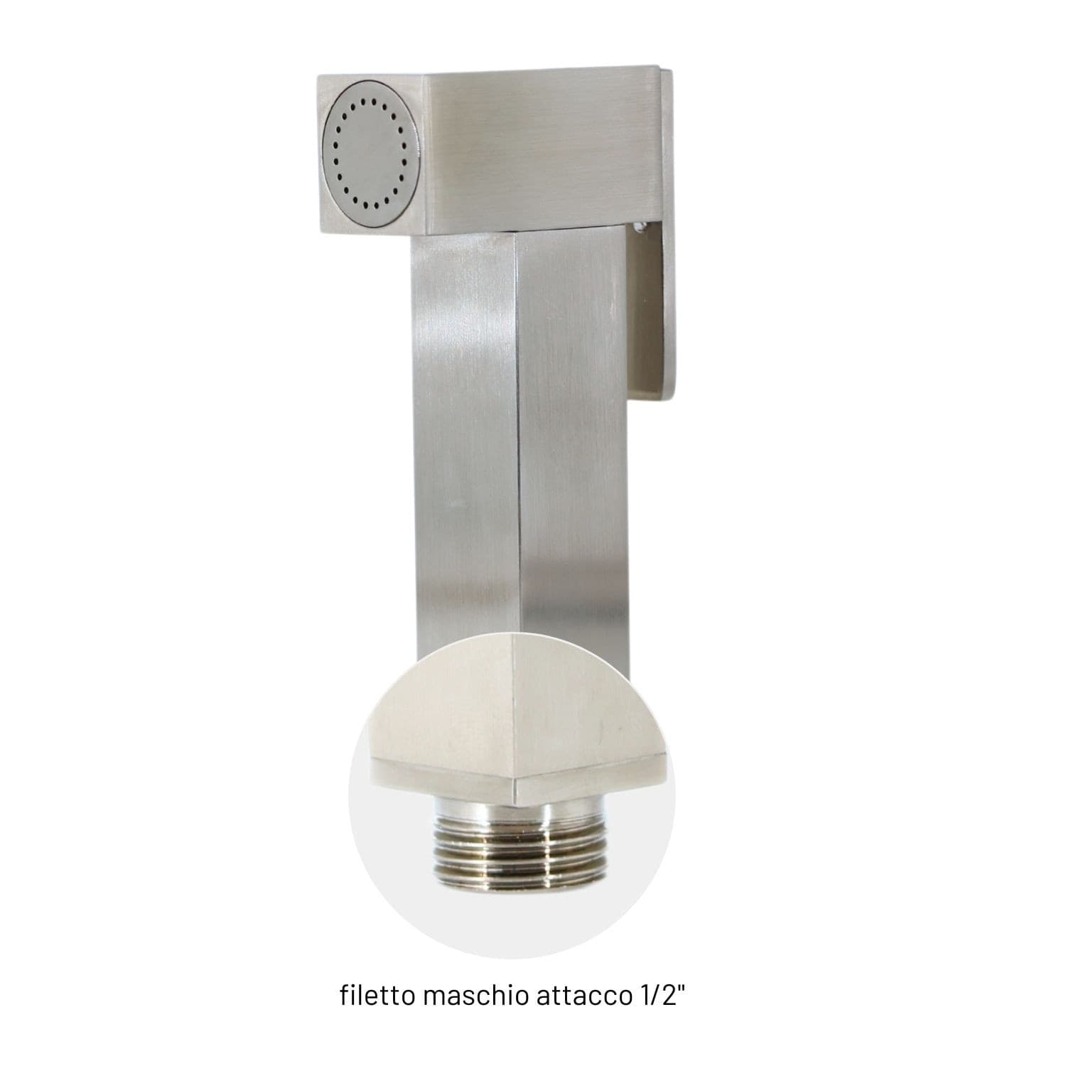 Idroscopino Wc Doccetta Ottone Portatile ShutOff Monogetto Con Leva Ogomondo Kit - 85