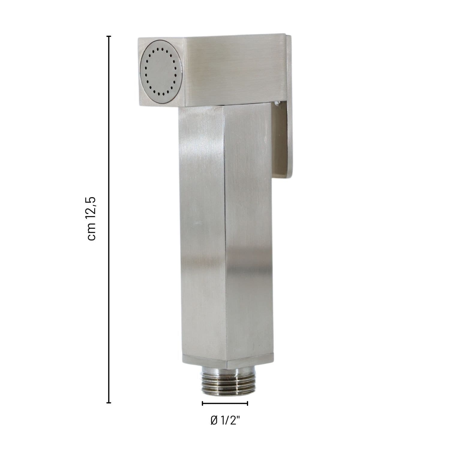 Idroscopino Wc Doccetta Ottone Portatile ShutOff Monogetto Con Leva Ogomondo Kit - 86