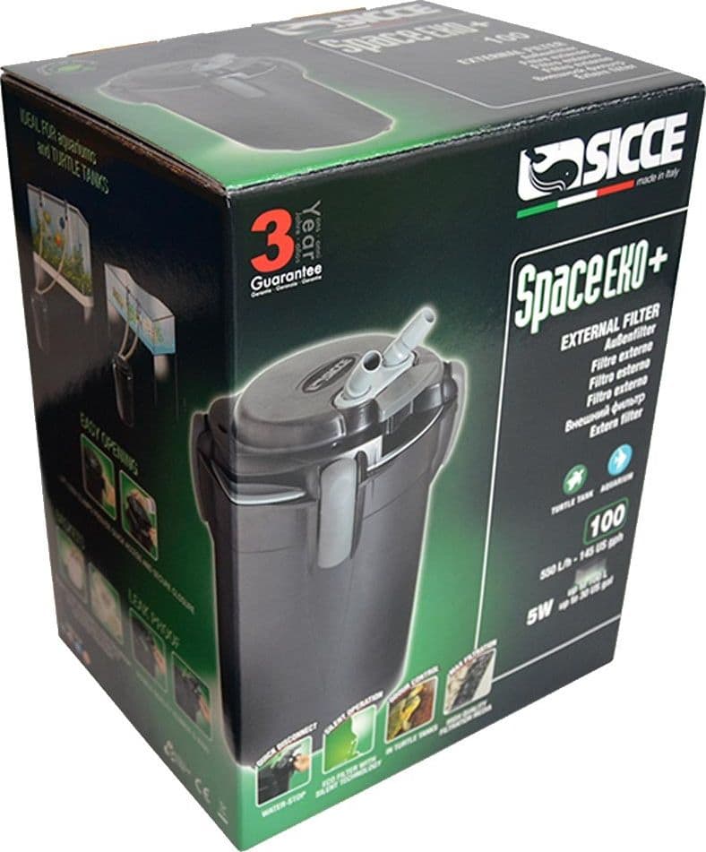 Sicce Filtro Esterno Acquario Space Eko 100 da 550 Litri Ora - 2