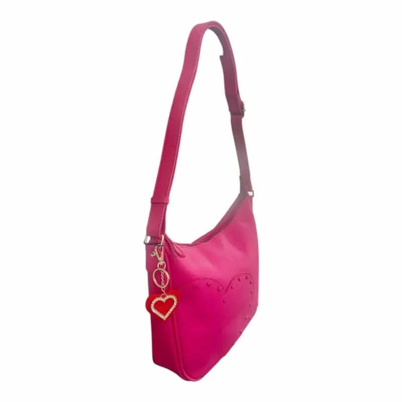 LO-141 BORSA A SPALLA Love To Love Fucsia 0000000549 - 2