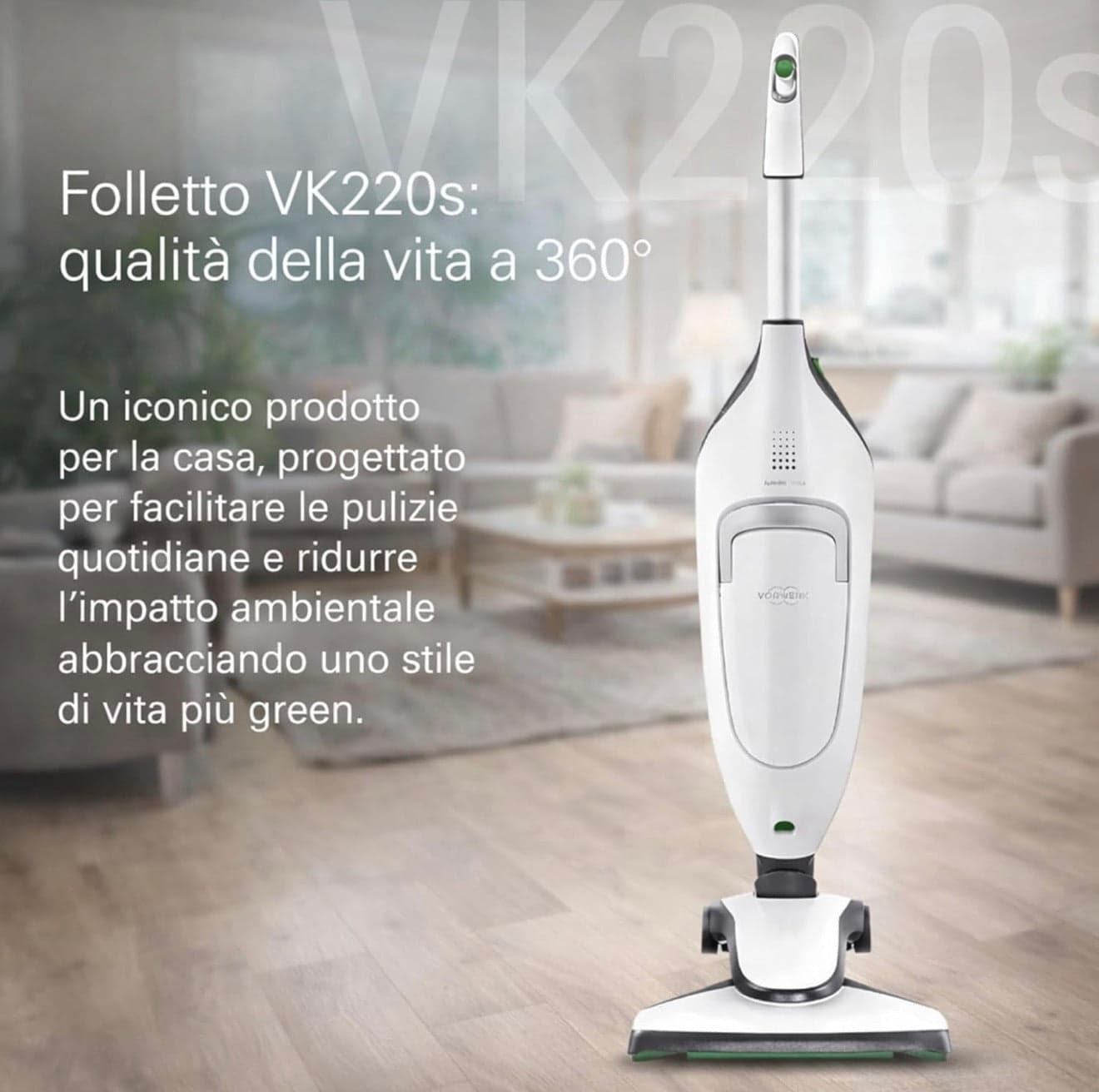 Folletto Vk 220s NUOVO completo originale, + 6 SACCHETTI ORIGINALI - 7