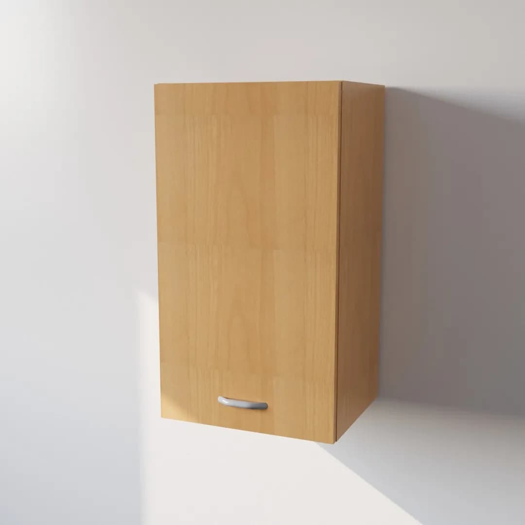 Pensile Cucina in Legno Nobilitato Faggio con 1 Anta Altezza 72 cm - 6