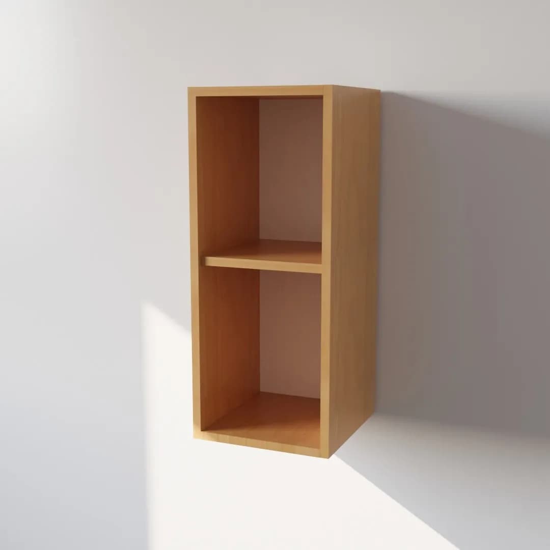 Pensile Cucina in Legno Nobilitato Faggio con 1 Anta Altezza 72 cm - 3