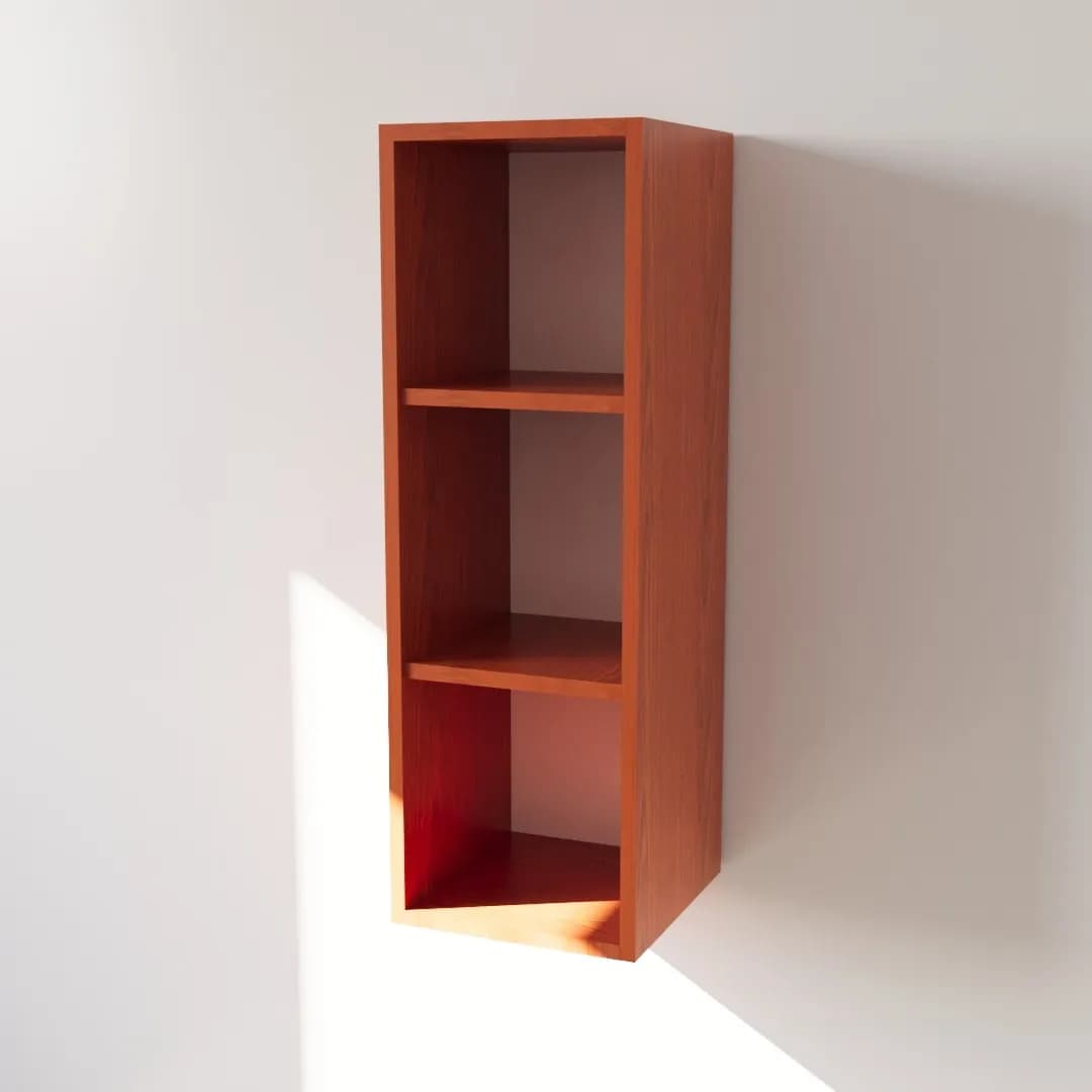Pensile Cucina in Legno Nobilitato Ciliegio con 1 Anta Altezza 90 cm - 8