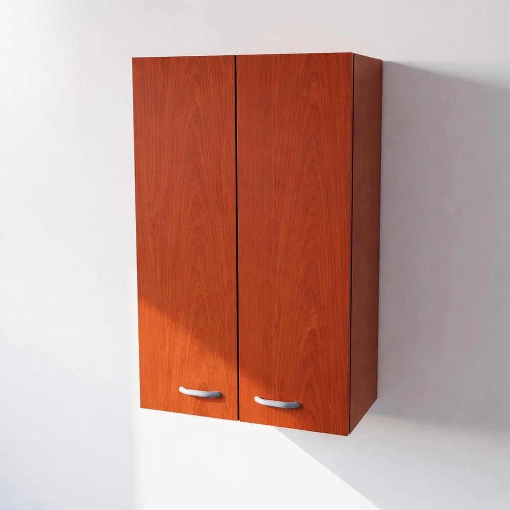 Pensile Cucina in Legno Nobilitato Ciliegio con 1 Anta Altezza 90 cm - 3