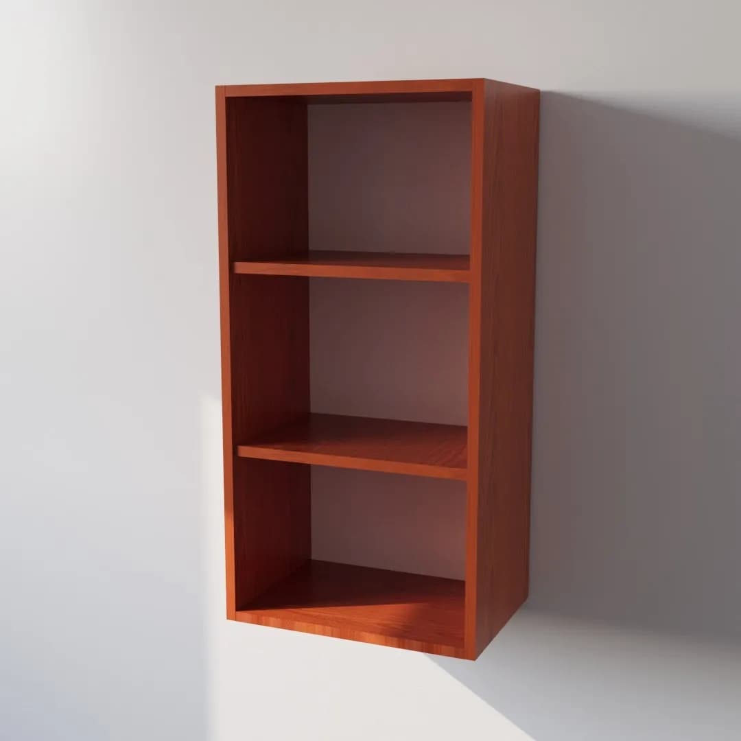 Pensile Cucina in Legno Nobilitato Ciliegio con 1 Anta Altezza 90 cm - 5