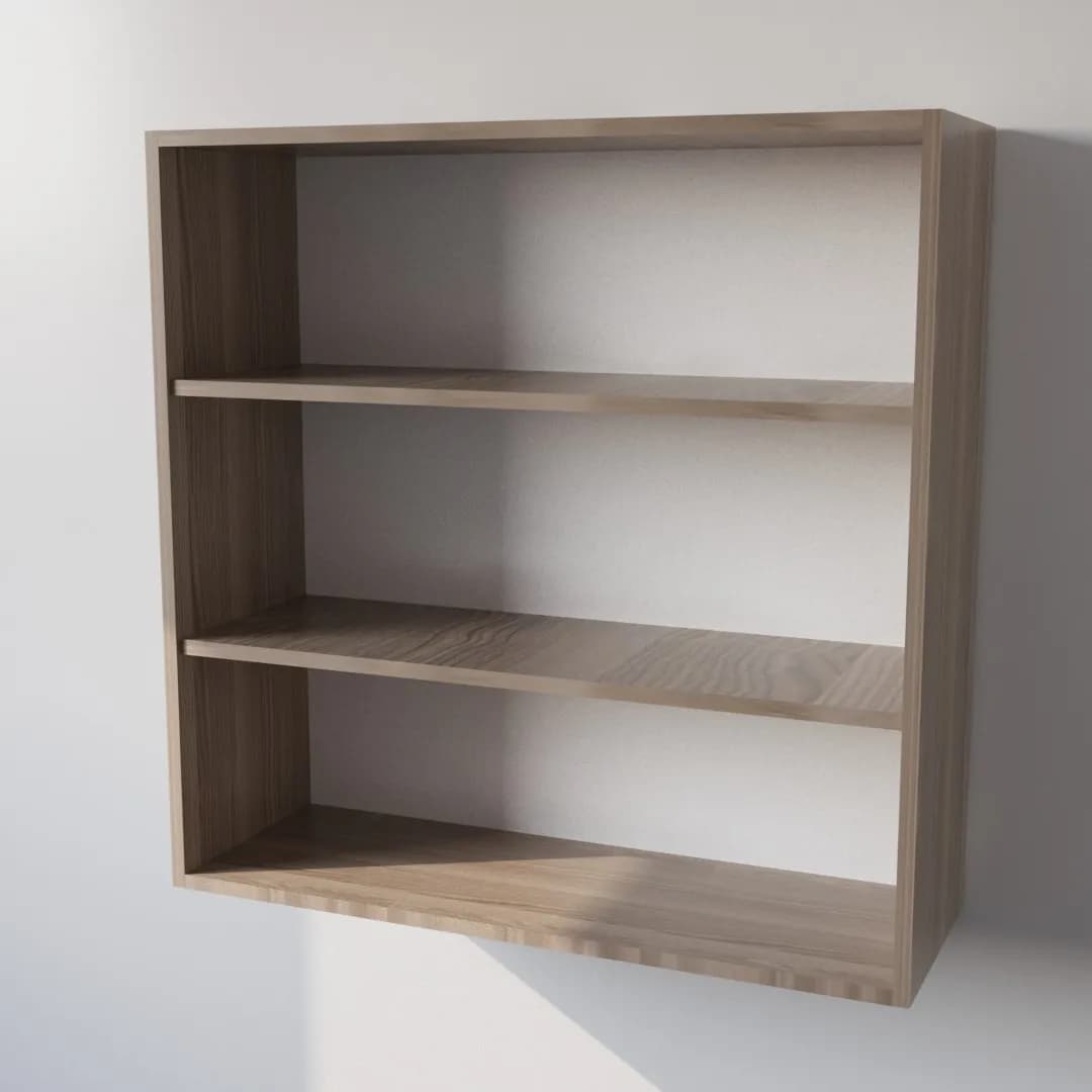 Pensile Cucina in Legno Nobilitato Olmo con Ante Altezza 90 cm - 3