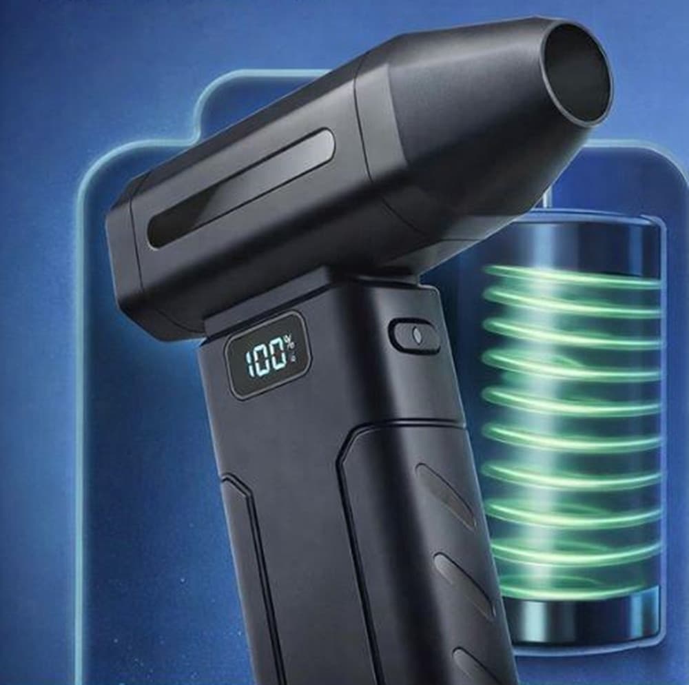SOFFIATORE D'ARIA POTENTE ELETTRICO PORTATILE RICARICABILE 100000R/S CON 5 VELOCITÀ LE-523 - 5
