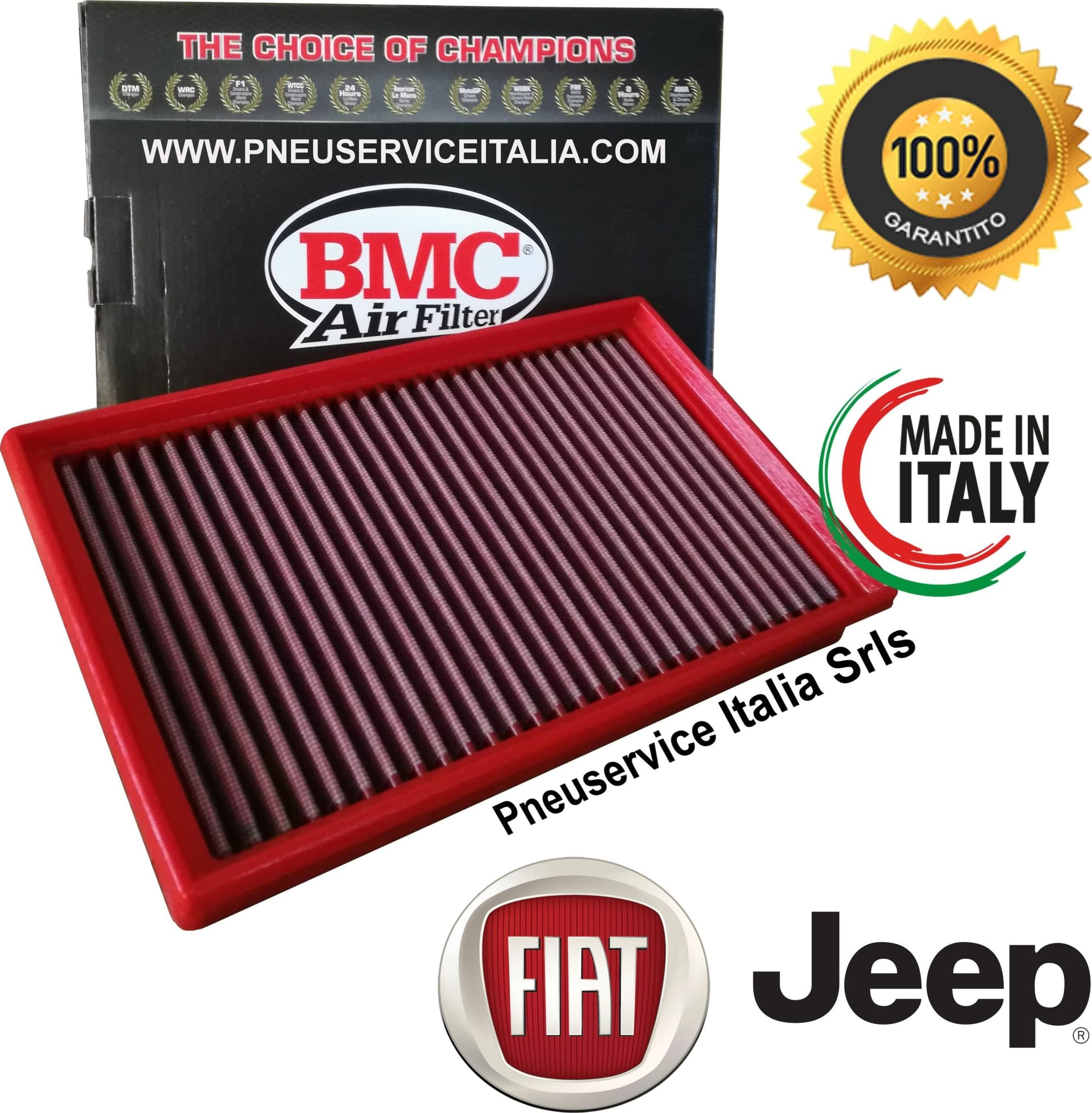 Filtro aria sportivo lavabile BMC FB881/01 Fiat 500X Jeep Compass Renegade 1.4 - 1.6 - 2.0 - 2