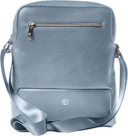 City bag medium Gate Trended ecopelle dim. 25x30x6cm azzurro InTempo – In Tempo