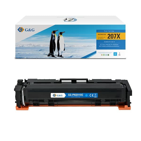 Toner Compatibile GG Ciano PER HP Color LaserJet Enterprise Flow M681z/ M681dh - 2