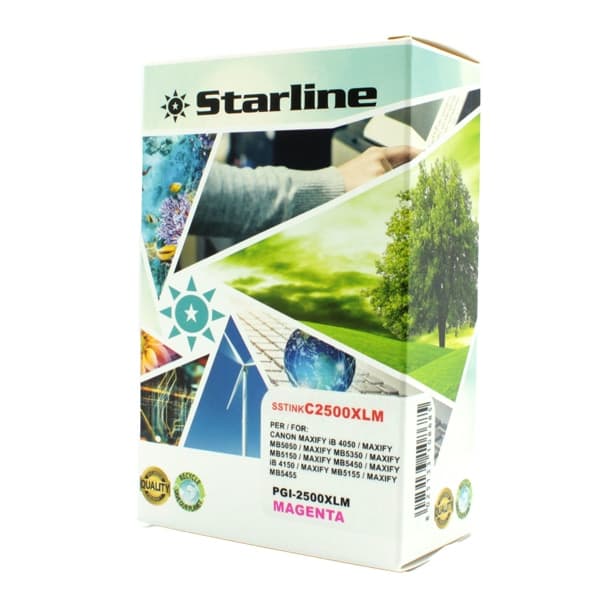 CARTUCCIA INK MAGENTA PER PRINT C/CANON PGI-2500XL M – Starline