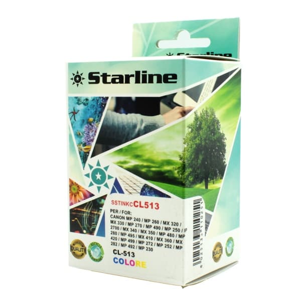 CARTUCCIA INK COLORI PER PRINT C/CANON CL513 17ML – Starline