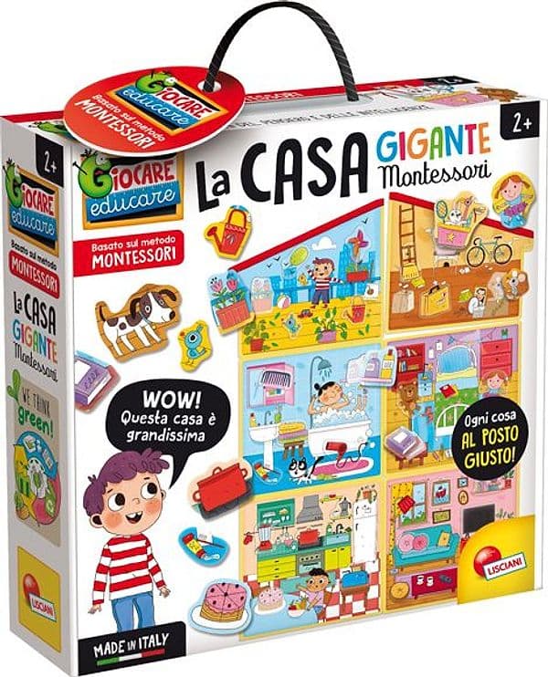 La mia casa gigante MONTESSORI MY HOUSE Lisciani