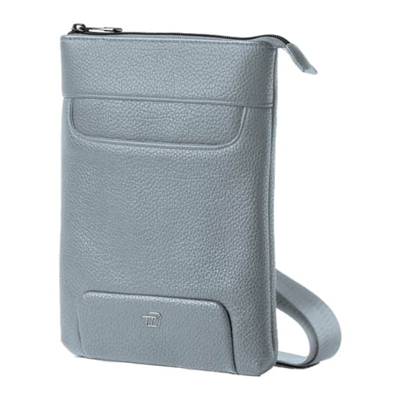 City bag piccola Gate Trended ecopelle dim. 20x26x2cm azzurro InTempo – In Tempo
