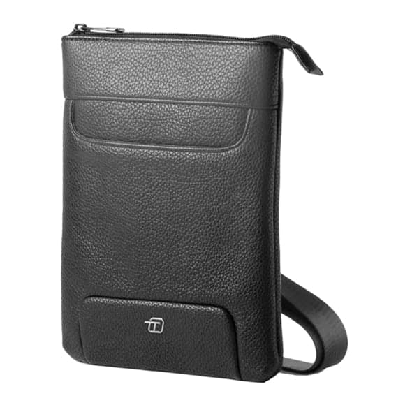 City bag piccola Gate Trended ecopelle dim. 20x26x2cm nero InTempo – In Tempo