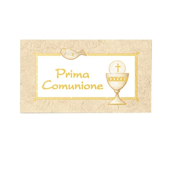 Scatola 25 fg A4 da 20 bigl. bomboniere personalizzabile ''Comunione'' Rex Sadoc – REX SADOCH