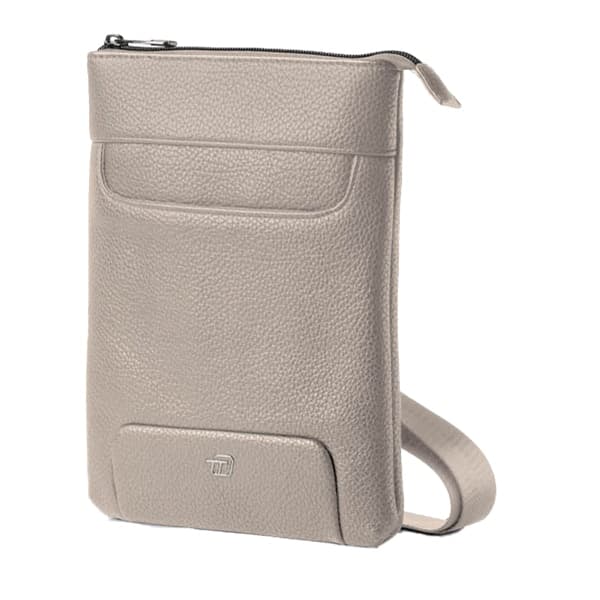 City bag piccola Gate Trended ecopelle dim. 20x26x2cm ghiaccio InTempo – In Tempo