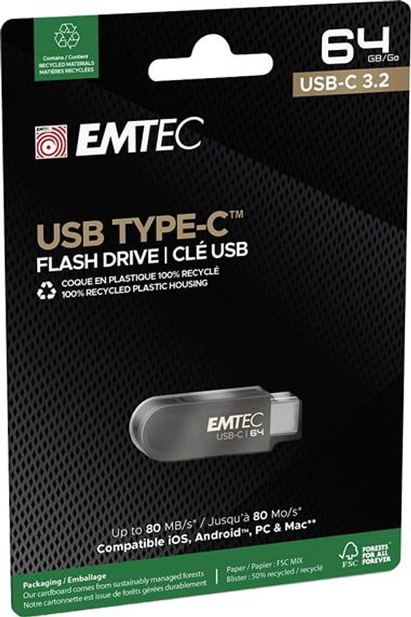 Emtec Memoria Type-C  C280 64GB