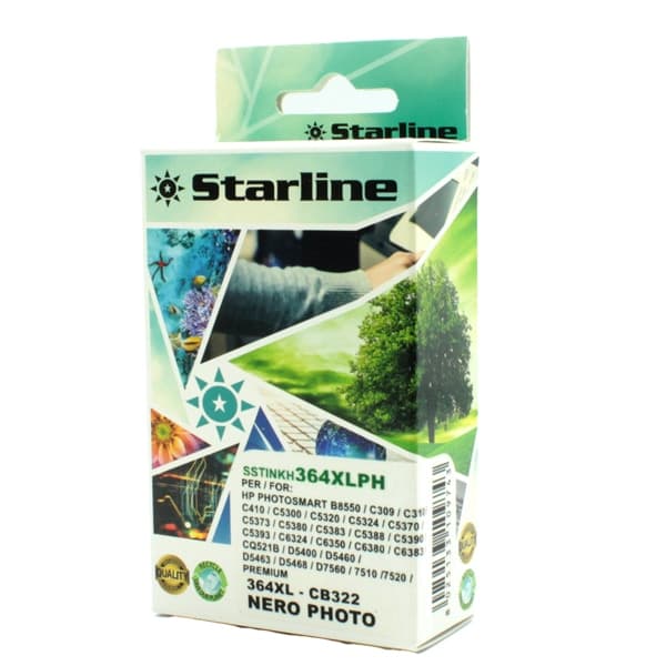CARTUCCIA INK NERO PHOTO RIGENERATA PER HP N. 364 E 364XL – Starline