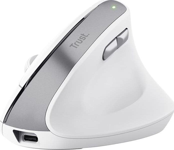 Mouse Ergonomico Bayo II wireless Bianco -Trust