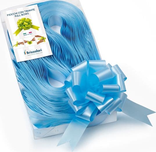 30 nastri strip 6800 31mm-D13cm colore azzurro 06 Brizzolari - 2