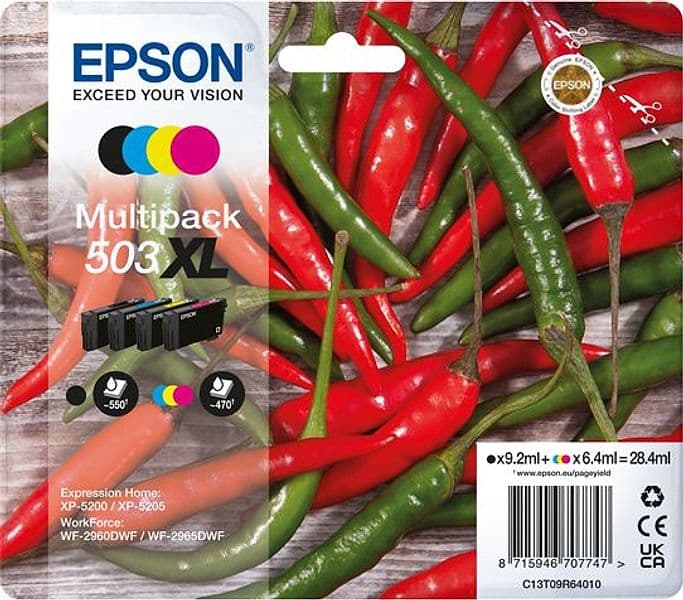 Epson Multipack 503XL Peperoncino BK/C/M/Y