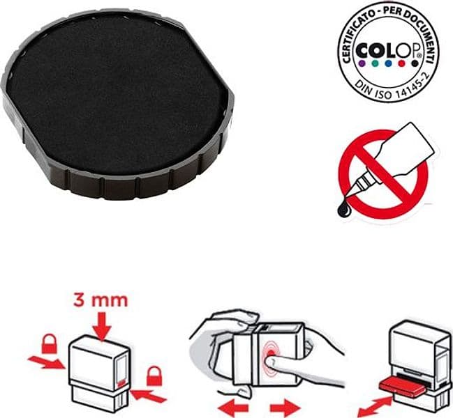 TAMPONE COLOP E/R24 NERO