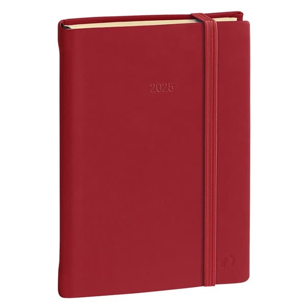 Agenda giornaliera Daily 21 Prestige 15x21cm Silk bordeaux 2026 Quo Vadis - 2