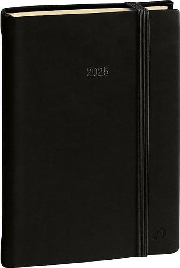 Agenda settimanale Affari Prestige ML 10x15cm Silk nero 2026 Quo Vadis - 2
