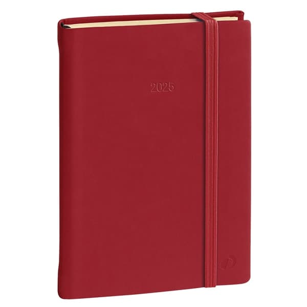 Agenda giornal. Daily Pocket Prestige 8,5x13cm Silk bordeaux 2026 QuoVadis - 2