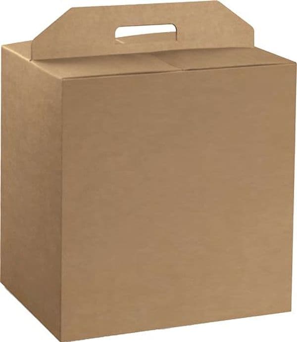 Scatola panettone+bottiglia L330xP250mm H350mm liscio avana Scotton