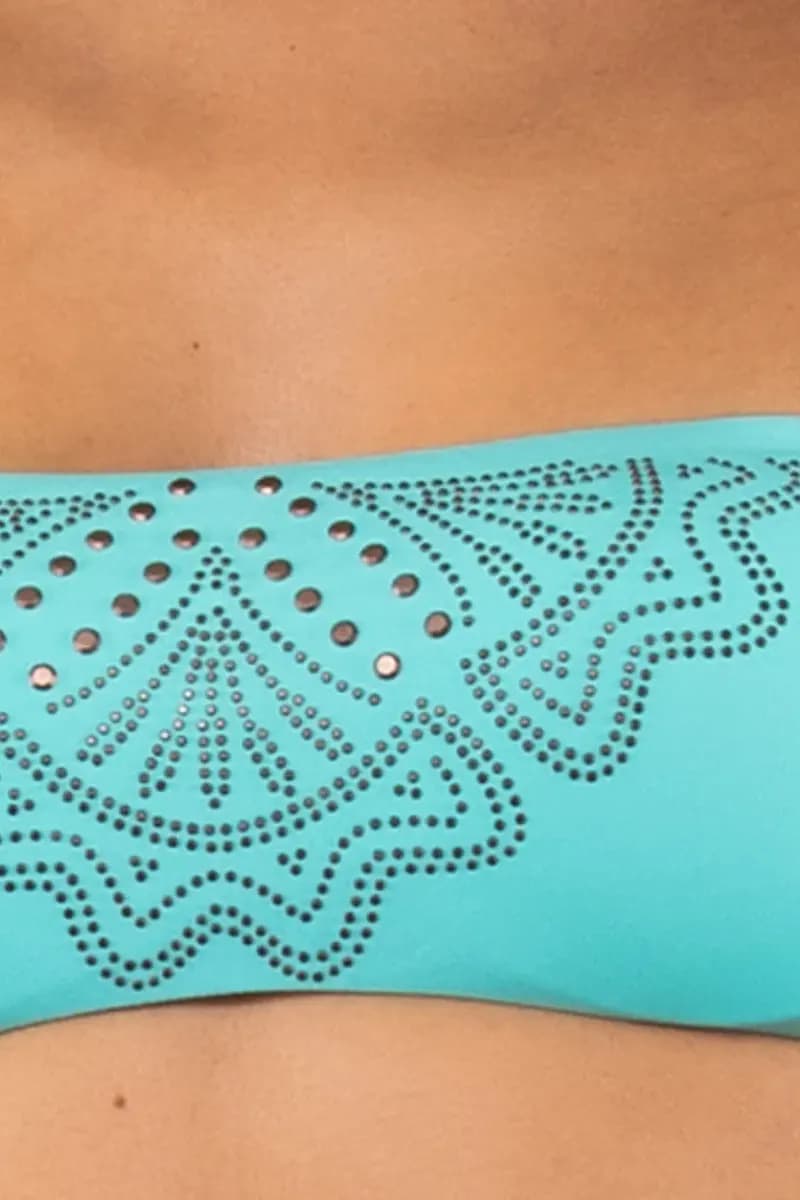 Fascia gioiello con coppe estraibili Malibu | VERDISSIMA Mare - 8