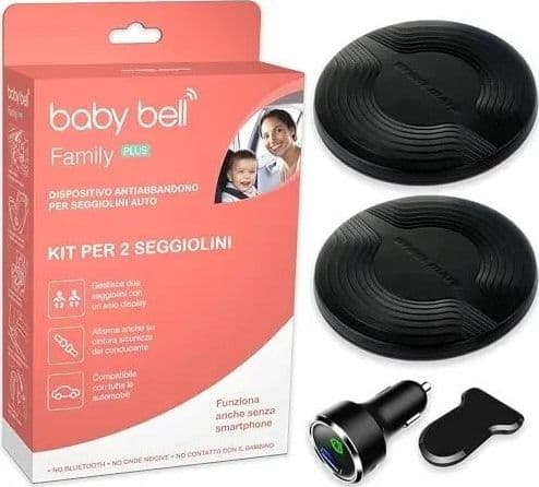 Dispositivo antiabbandono Baby Bell kit per due seggiolini Family PLUS universal - 8