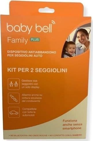 Dispositivo antiabbandono Baby Bell kit per due seggiolini Family PLUS universal - 9