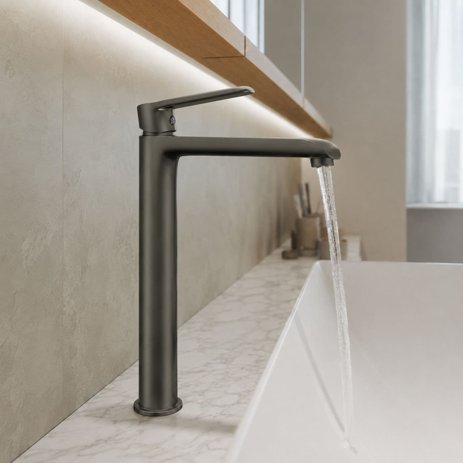 Miscelatore Rubinetto Puma Per Lavabo In Ottone Canna Di Fucile - 2
