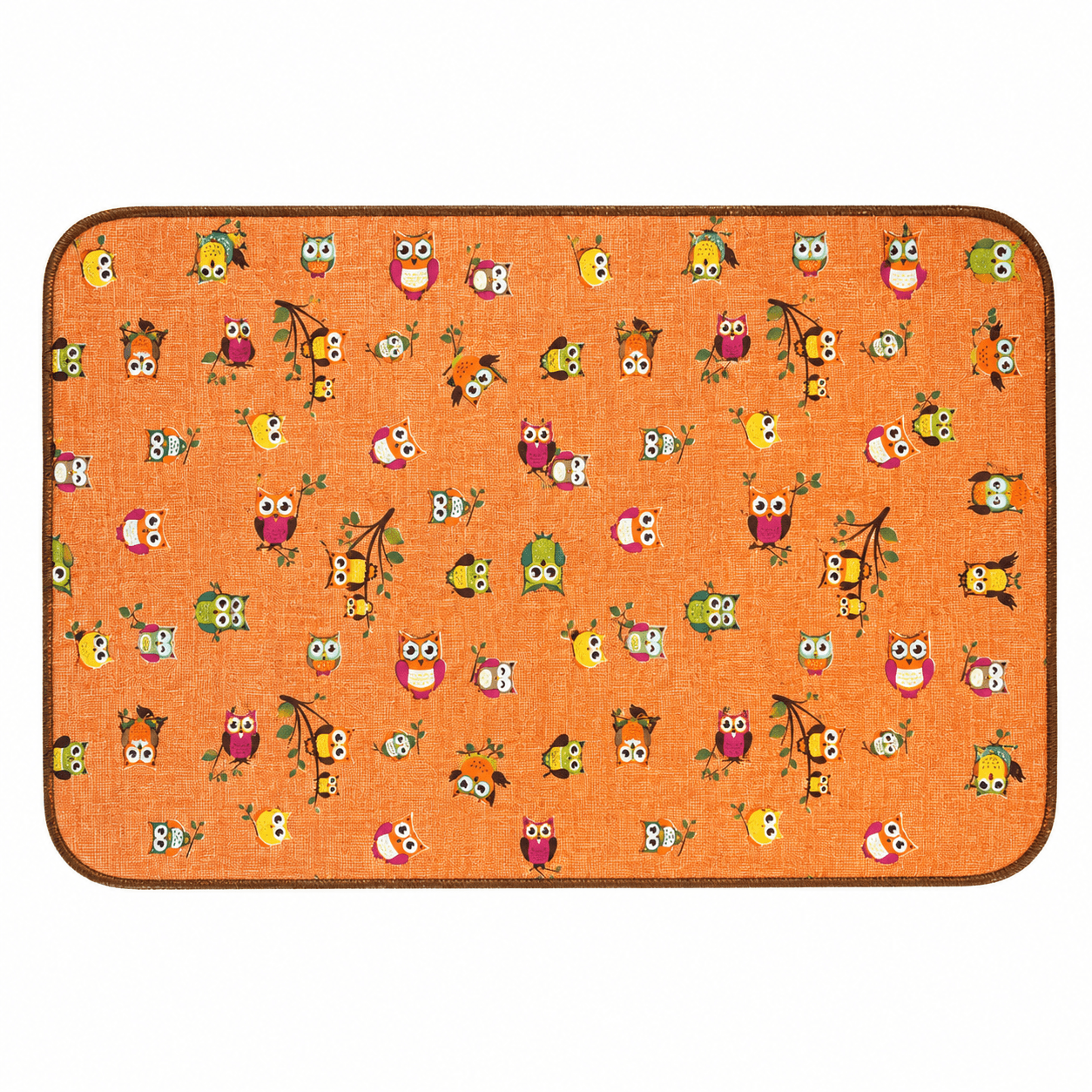 Tappeto passatoia Bordato 4 lati in stoffa decorata resistente e fondo in PVC antiscivolo varie misure Made in Italy - 21