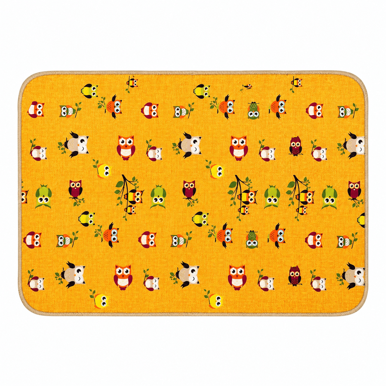 Tappeto passatoia Bordato 4 lati in stoffa decorata resistente e fondo in PVC antiscivolo varie misure Made in Italy - 22